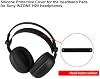 Funda suave de silicona para auriculares INZONE H9 II, almohadillas y diadema, cojín de espuma de repuesto (blanco) 8