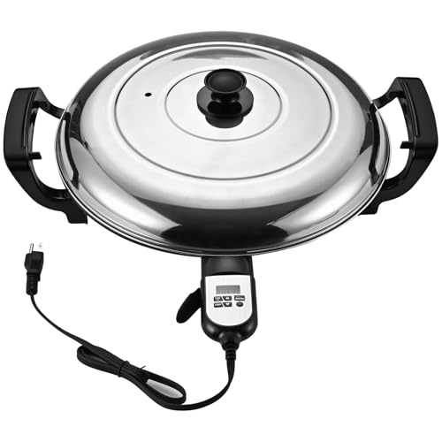 18.5" Electric Griddle for Teff Pancakes, Injera, Anjero, Crepe, Lefse, Mogogo & Mitad - Adjustable Digital Heat Control, Even Heat Distribution, Non-Stick Surface by Sxmprail - Image 3
