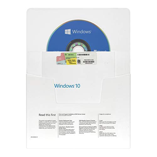 Windows 10 Home 64 bit - OEM - DVD - English - Full Packed Product - Windows 10 Home OEM - Original License - Thumbnail 5