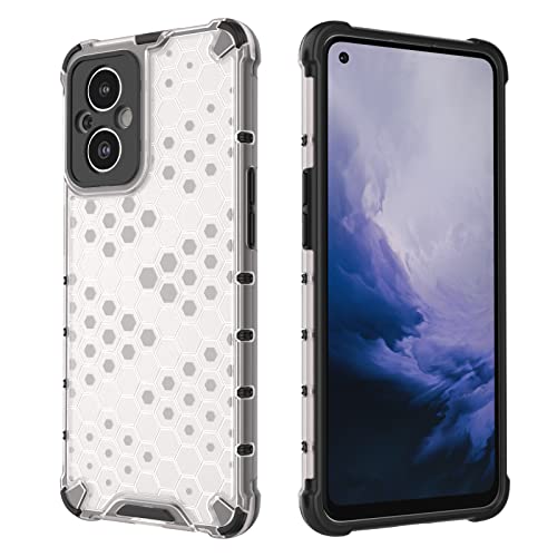 Image of Glasgow Back Case Cover Compatible with Oppo F21 Pro 5G (Stylish Design) - Transparent