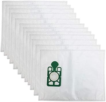 12Pcs Vacuum Cleaner Bags HEPA Filter Dust Bag Replacement for HVR200 Henry NVH200, NRV200, NV200, NV250, NVR
