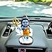 Rainbow Furnishings Cute Baby Shiv Idol with Trishul – Adorable Lord Shiva Murti for Home Temple, Car Dashboard & Pooja Room | Handcrafted Mahadev Idol Trident Gifting 4.5 in (Blue)