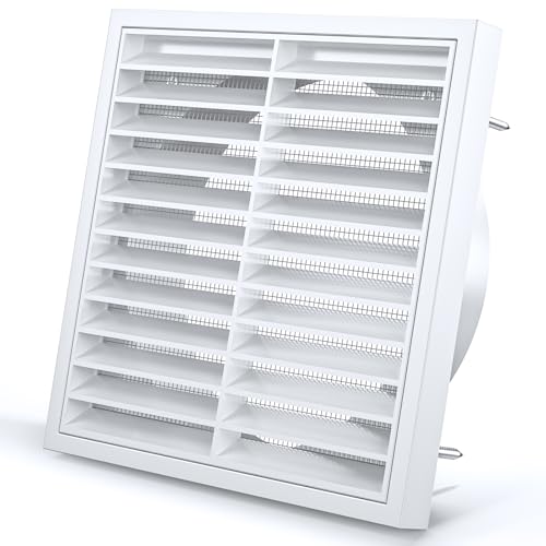 Image of HG Power 150mm Louvred Wall Vent Grille with Flyscreen for Ventilation