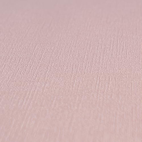 A.S. Creation Wallpaper Pink Non-Woven Wallpaper Plain for Various Living Spaces 10.05 m x 0.53 m - 5.33 m² - Made in Germany - Image 3
