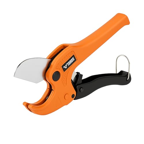 Image of PVC Pipe Cutter (TPC-301E 42MM CP),Premium High-Grade Manganese Blade and Aluminum Alloy Body || Suitable for PVC Pipes, Rubber Hoses and Plumbing Pipes Cutter