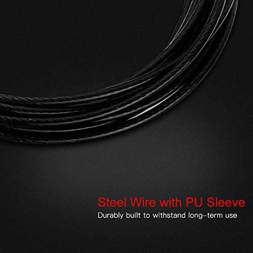 DECDEAL 10 pés de velocidade ajustável pular corda rolamento de esferas antiderrapante pular corda p