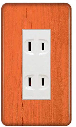 コンセントカバー コンセントプレート 3口用 木目調柄 ウッド柄 441 スイッチカバー スイッチプレート おしゃれ デザイン お部屋の模様替え 1口用 2口用 5口用 6口用 スイッチ用 新発売