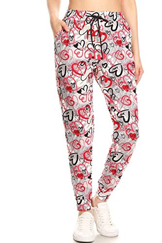 Image of Leggings Depot Premium Jogger Women's Popular Print High Waist Track Pants(S-XL)