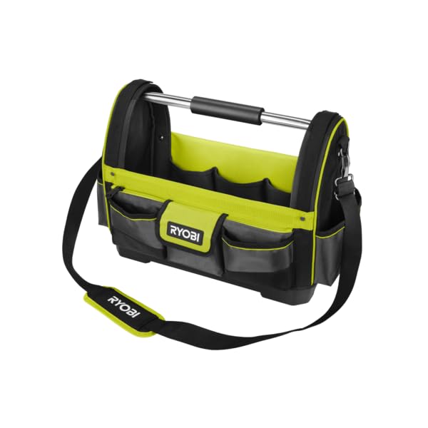 Sac à outils RYOBI de 45,7 cm, 17 poches, Water-Resistant, Sac à outils PORTABLE_TOOL_BOX