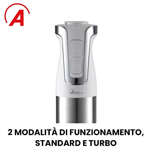 Ardes Neo Frullatore ad immersione 1000 W Acciaio inossidabile, Bianco 5 Ardes Neo Frullatore ad immersione 1000 W Acciaio inossidabile, Bianco