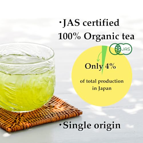 Té verde orgánico japonés suelto 70g miniatura 5