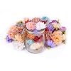 Teensery 50 Pcs Artificial Carnation Flower Heads Bulk Silk Flower for Wedding Decoration Home Decor Party Supplies DIY Crafts, 1.4" (Mixed Color) #1