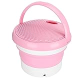 lavadora rosa smeg 【Amplia aplicación】 Mini lavadora plegable multifuncional de alta eficiencia. 15 minutos de limpieza rápida, fácil de iniciar y abrir. Amplia aplicación, fácil de usar, perfecto para dormitorios, apartamentos, viajes de negocios, viajes. Adecuado para ropa que requiere una limpieza separada, como corbatas, camisetas, ropa interior y ropa de bebé. , etc.