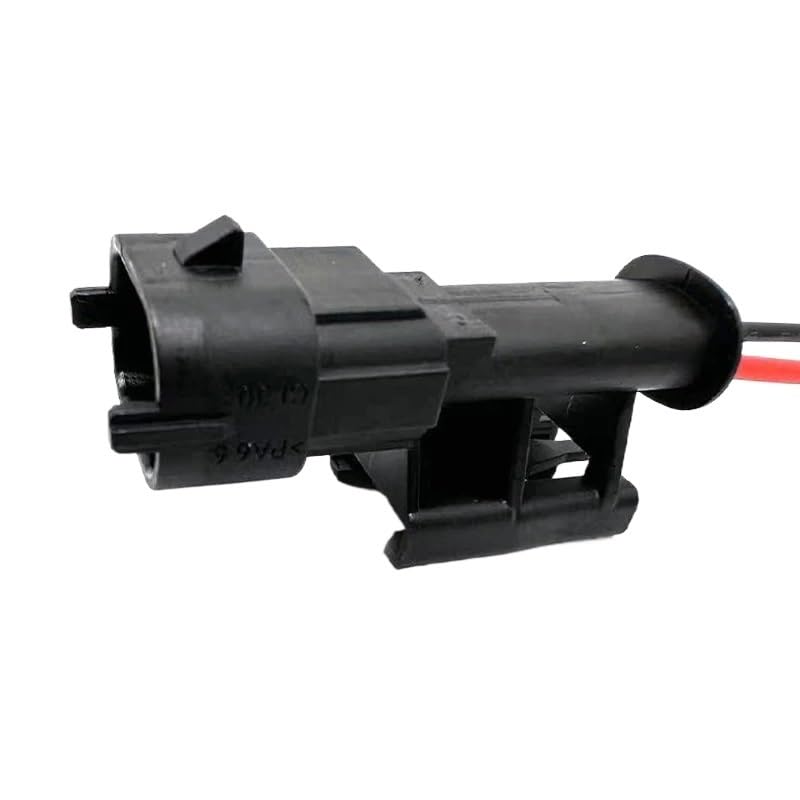 5 Sets 2 Pin Auto Fuel Common Rail Injector Connector Plug Car Crankshaft Socket 1928403698 1928404226(Ivory,10 Sets)