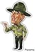 Pqzqmq R. Lee Ermey Decal Vinyl Sticker Funny Cartoon Caricature USMC Military FMJ ( 4.96''x6.5'', Set of 2 )