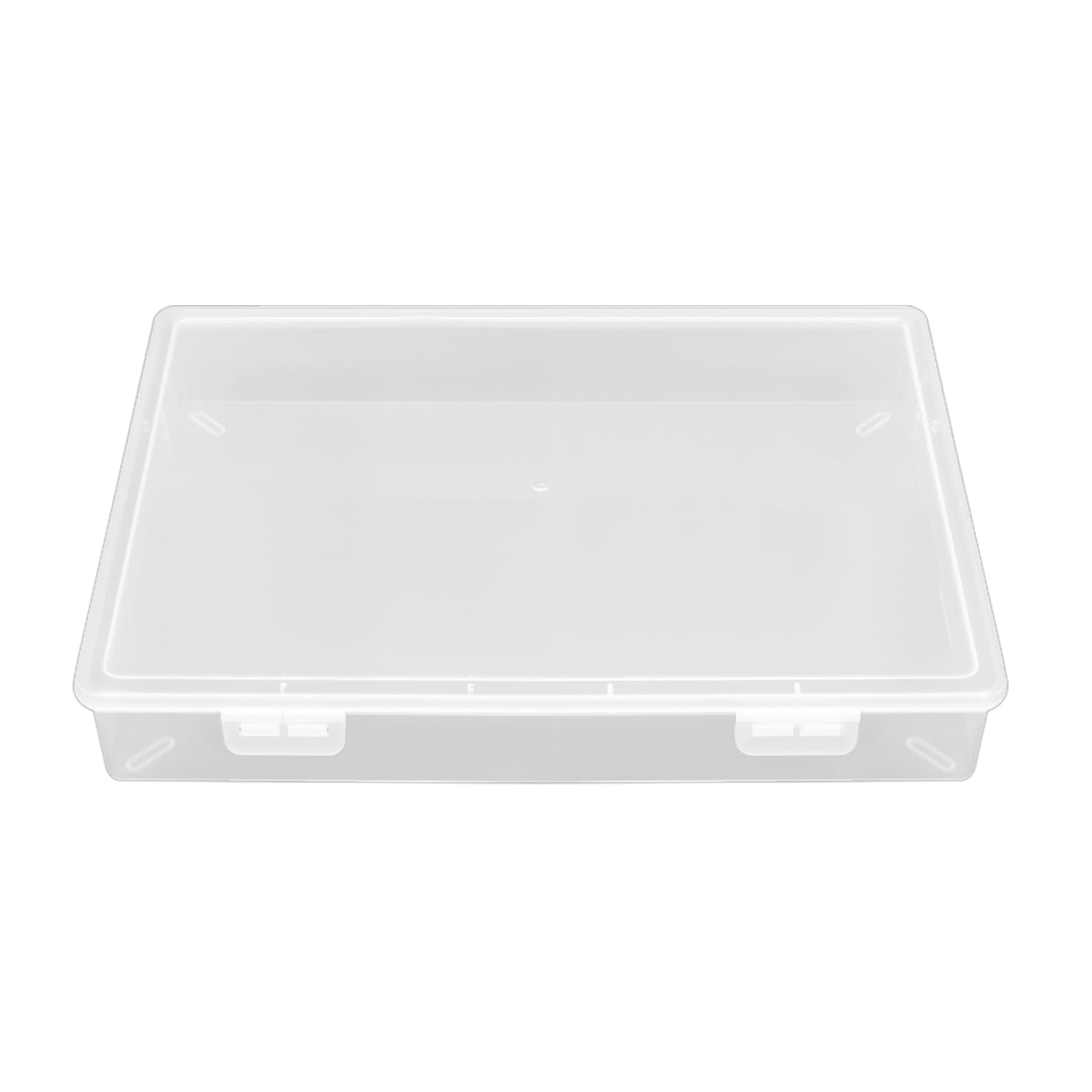 6 scatole portaoggetti A4 in plastica, 32,5 x 23 x 5 cm, multiuso, con coperchio, scatola portadocumenti A4, scatola di plastica, organizer per carta, formato A4, in plastica per documenti