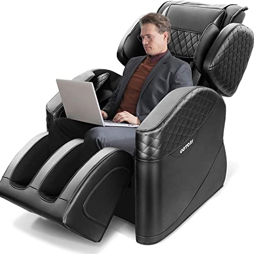2021 New Zero Gravity Massage Chair Recliner with Compression Airbags Massage, Low Back Heating, Hip Vibration, Foot Massage Therapy and Bluetooth ï¼Œfor Home/Office
