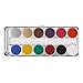 Produktbild Theaterschminke Kinderschminke Aquacolor Schmink Palette SN 12 Farben