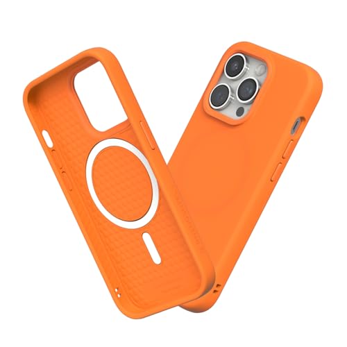 Coque iPhone 14 Pro protection antichoc fine RhinoShield SolidSuit orange