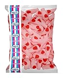 Vidal Golosinas – Mega Dedos Foam Bolsa 1 kg | Golosinas tipo dedos espumosos sabor fresa | Sin gluten | Textura blandita suave