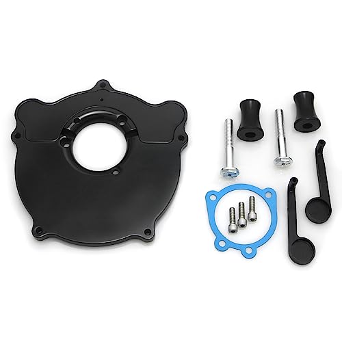 Happy-Motor Black Air Intake Softail Hertiage Air Filters Fit For Harley Dyna Street Bob Electra Glide Filters Black 2001-2007 #TOP3