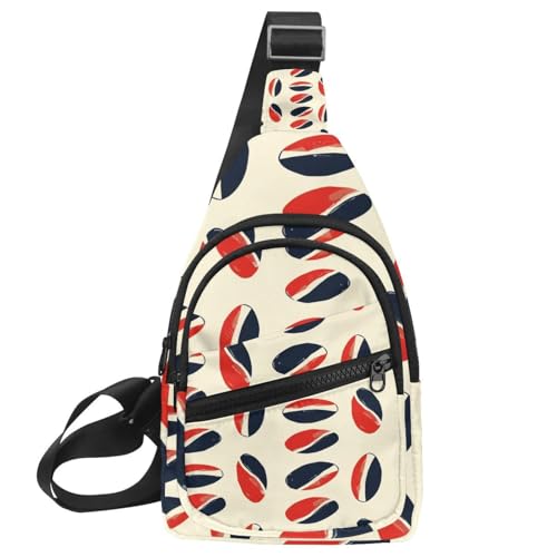 Mochila cruzada ajustable de rugby que libera tus manos al correr