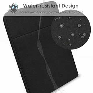 ProElife Custodia per Laptop da 13 Pollici per MacBook Air 13.6" 2026-2022 con M5 M4 M3 M2 e MacBook Neo 13" 2026 (A18 Pro) - Borsa in Poliestere Idrorepellente, Cover da Viaggio per Accessori (Nero)