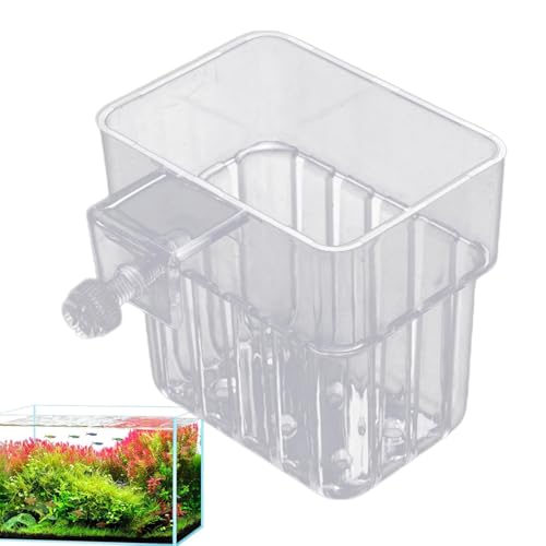 Wasserpflanzen mit einem Haken-Aquarium Pflanzenhalter für Tank, Aquarienpflanze Topf | Aquariendekorationen, Pflanztopf, Aquarienpflanzenbecher, Aquarium Pflanzer zum Auftauchen, Aquarium