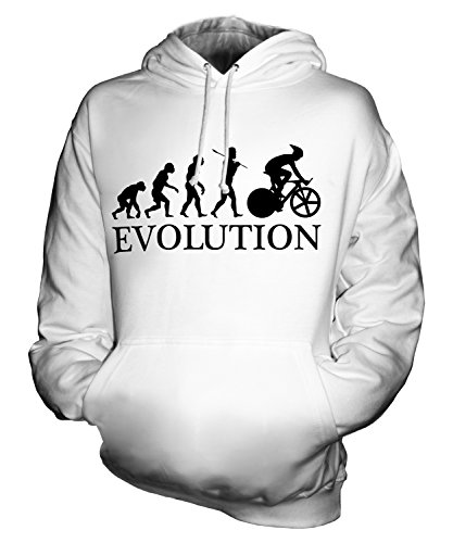 Sweat cyclisme sur route évolution blanc fini les pulls froids après l'effort