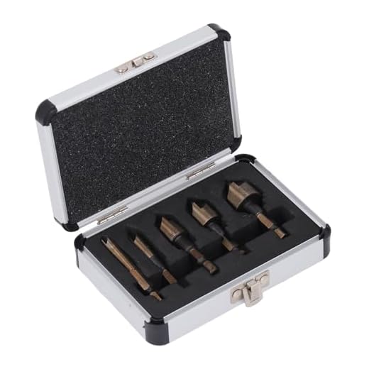 High-Speed Steel Countersink Drill Bit Set