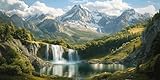 Ruohuo Diamond Painting Kit Completo,5d Pintar por Numeros Adultos Punto de Cruz Kit,Bordado Cuadro Cuadrado Diamantes Pintura Art Manualidades Lienzo Pared Decor,Niños DIY Gift, paisaje Caer 20x40cm