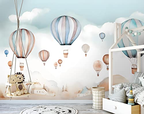 Papier peint nuages et ciel pastel WallArena pour de douces nuits bébé
