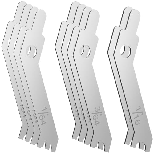 10 Pcs Offset Starter Shims Bulk 1/64 1/32 1/16 in 304 Steel
