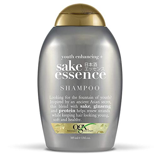 Ogx Youth Enhancing + Sake Shampoo, 13 Ounce Bottle Sulfate-Free Surfactant Shampoo #TOP9