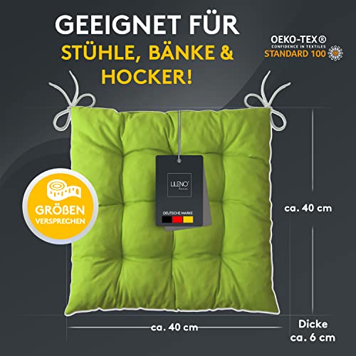 LILENO HOME - Set di 4 cuscini per sedia da