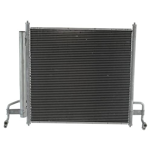 Image of TRQ A /C Condenser and Receiver Drier Assembly Compatible with 04-10 INFINITI QX56 04 Nissan Pathfinder Armada 05-15 Armada 04-15 Titan