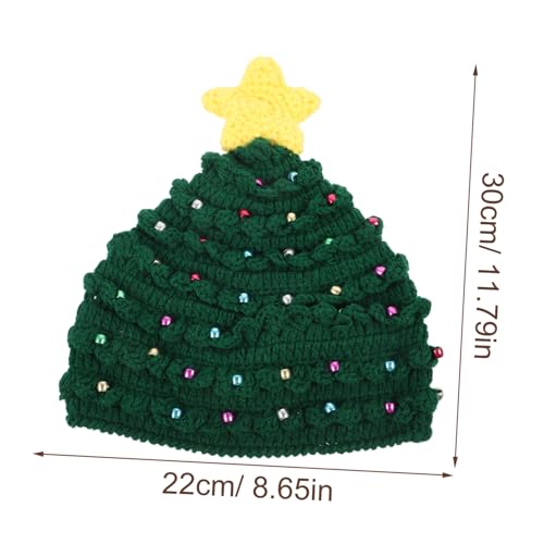 Gorro de Papá Noel con barba tejida como regalo divertido para Navidades 2