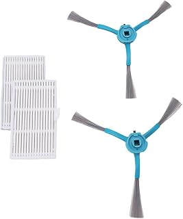 Gdfnmogo Kit de cepillo lateral y filtro para robot aspirador Conga 9590 9990 AI Spin 10090 - Piezas de repuesto compatibles con Ultra Power