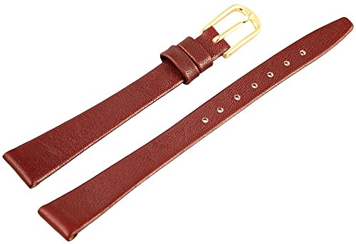 Leder Uhrenarmband Uhrenband Uhrband Ersatzband Armband rot 813950000012 Stegbreite 12 mm Cover