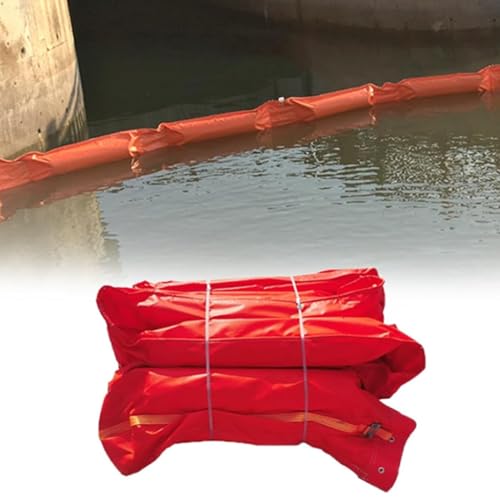 Barrera flotante de contención de aceite, control de derrames reutilizable para puertos, ríos y respuesta de emergencia