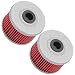 2-PACK HONDA 300 TRX300 FOURTRAX TRX-300 1988-2001 OIL FILTER