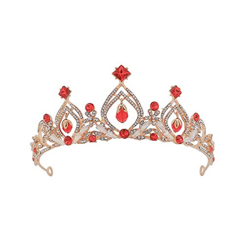 Corona de cristal para niñas comunión y bodas accesorio de pelo infantil