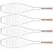 UPKOCH 4Pcs Cesta de Parrilla de Pescado Plegable Portátil de Acero Inoxidable Barbacoa Barbacoa Parrilla Cesta para Pescado Verduras Camarones