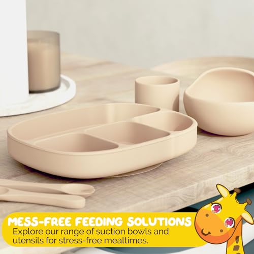 Baby Essentials by Muqee Peeko with BLW Supplies and Kids Feeding Sets - Food Grade Silicone (6 Piece Set)4