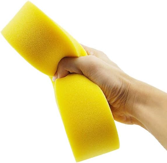 DECK INN Car Wash Sponges Car Cleaning Sponges Car Care Sponges For Washing,Detailing and Cleaning,Bone Shape Super Jumbo Soft Sponge- 1- Pack