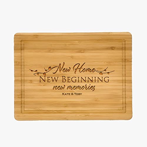 Home Sweet Home Customized Cutting Board, Laser Engraved New Homeowner Couple Gift Ideas, Personalized Engraved Gifts For First Home Present, Housewarming Christmas Gifts #TOP3