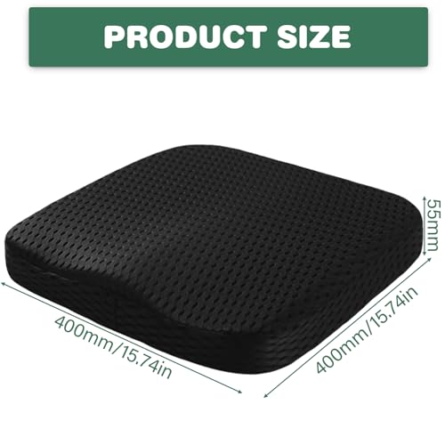 Coussin de siège orthopédique ergonomique avec mousse haute densité - 3