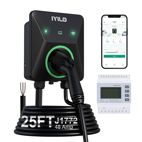 Level 2 EV Charger 48A with WiFi and Energy Meter