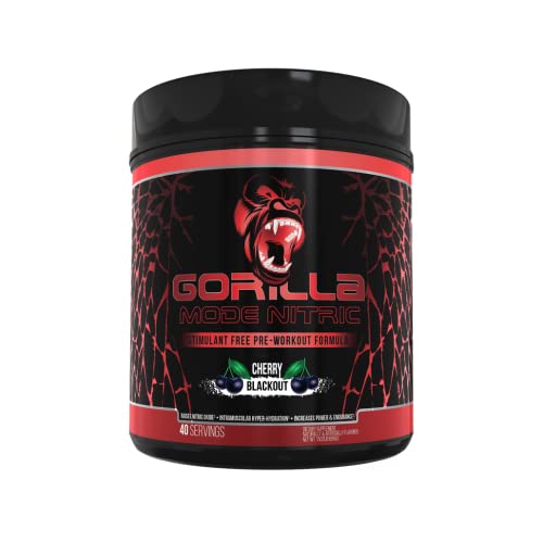 Gorilla Mode Nitric Stimulant Free Pre-Workout (Jungle Juice) + Turkesterone (60 Capsules) Bundle –Most Effective Stim-Free Pre-Workout + Turkesterone Complexed With Hydroxypropyl-Β-Cyclodextrin #TOP3
