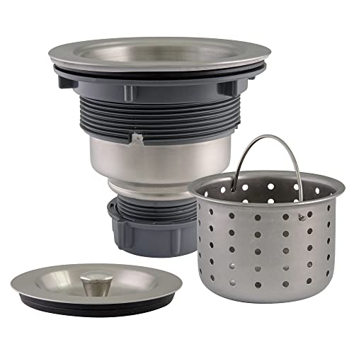 Colador para fregadero de cocina acero inoxidable 3.5 pulg